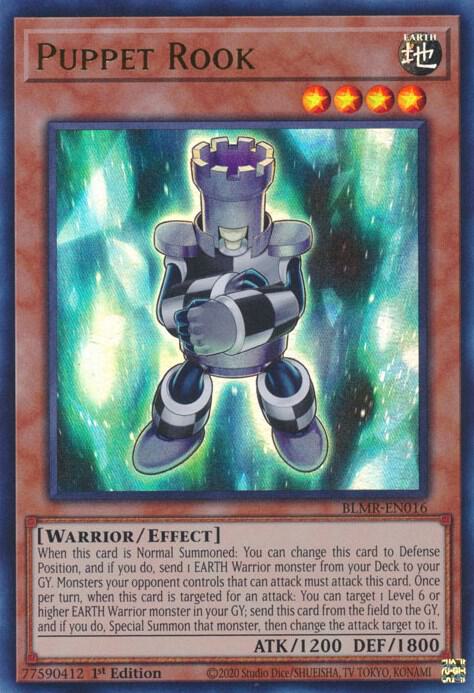 Puppet Rook BLMR-EN016 card from Battles of Legend: Monstrous Revenge