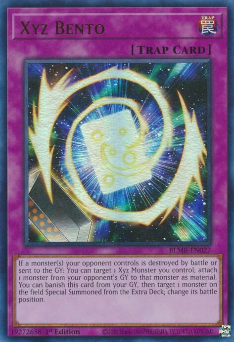 Xyz Bento BLMR-EN027 card from Battles of Legend: Monstrous Revenge