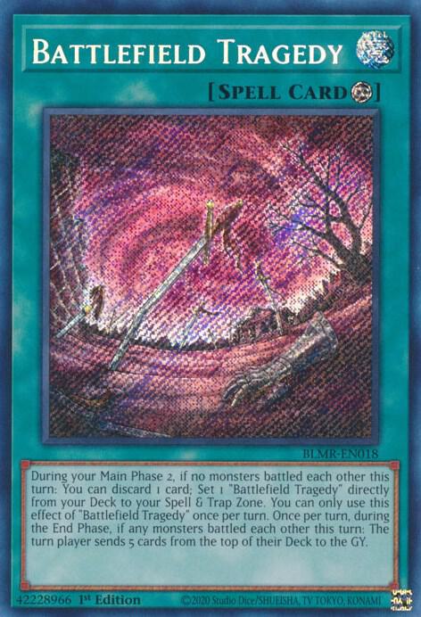 Battlefield Tragedy BLMR-EN018 card from Battles of Legend: Monstrous Revenge
