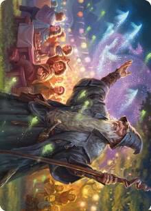 Gandalf, Friend of the Shire Art Card 5 card from Art Series: Universes Beyond: The Lord of the Rings: Tales of Middle-earth
