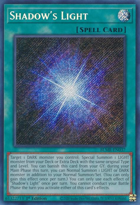 Shadow's Light BLMR-EN037 card from Battles of Legend: Monstrous Revenge