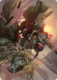 Eomer of the Riddermark Art Card 9 card from Art Series: Universes Beyond: The Lord of the Rings: Tales of Middle-earth