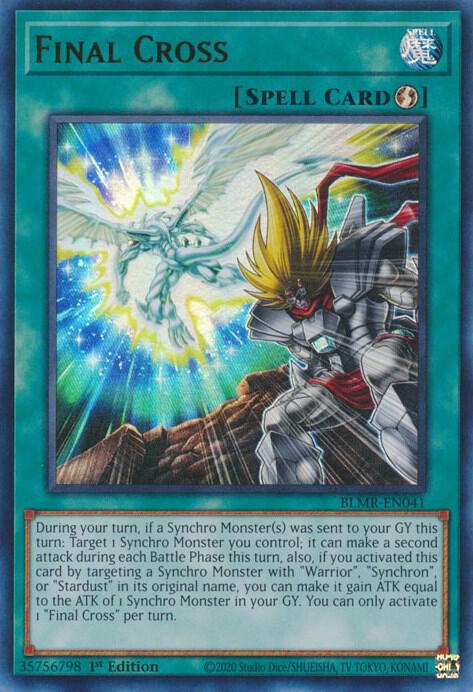 Final Cross BLMR-EN041 card from Battles of Legend: Monstrous Revenge