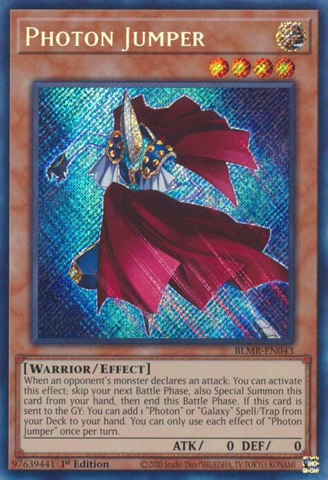 Photon Jumper BLMR-EN043 card from Battles of Legend: Monstrous Revenge