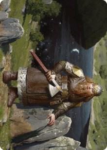 Mirrormere Guardian Art Card 12 card from Art Series: Universes Beyond: The Lord of the Rings: Tales of Middle-earth