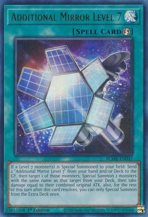 Additional Mirror Level 7 BLMR-EN047 card from Battles of Legend: Monstrous Revenge