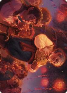 Bilbo, Retired Burglar Art Card 14 card from Art Series: Universes Beyond: The Lord of the Rings: Tales of Middle-earth