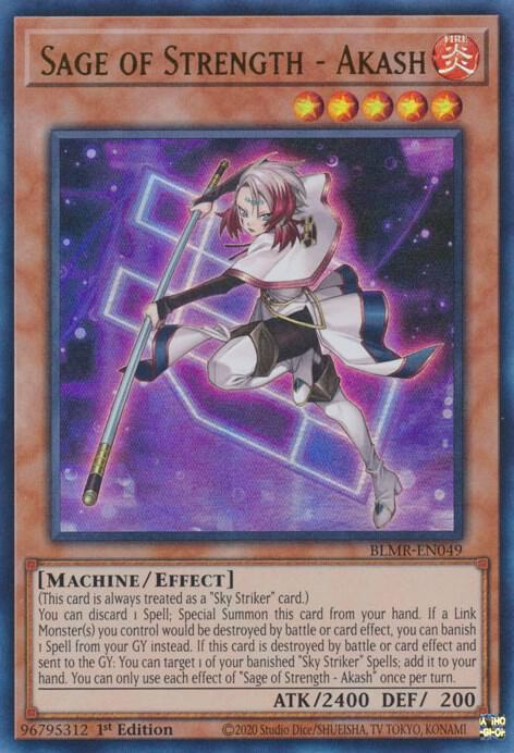 Sage of Strength - Akash BLMR-EN049 card from Battles of Legend: Monstrous Revenge