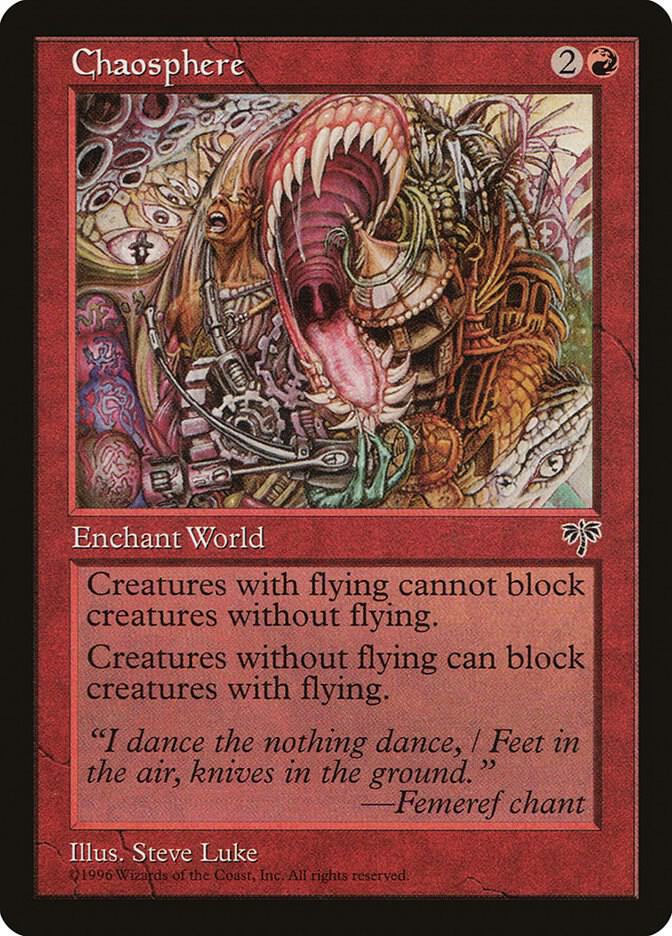 Chaosphere card from Mirage