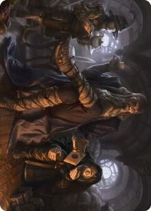 Sharkey, Tyrant of the Shire Art Card 22 card from Art Series: Universes Beyond: The Lord of the Rings: Tales of Middle-earth