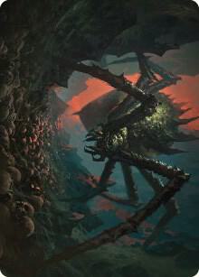 Shelob, Child of Ungoliant Art Card 23 card from Art Series: Universes Beyond: The Lord of the Rings: Tales of Middle-earth