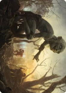 Smeagol, Helpful Guide Art Card 24 card from Art Series: Universes Beyond: The Lord of the Rings: Tales of Middle-earth