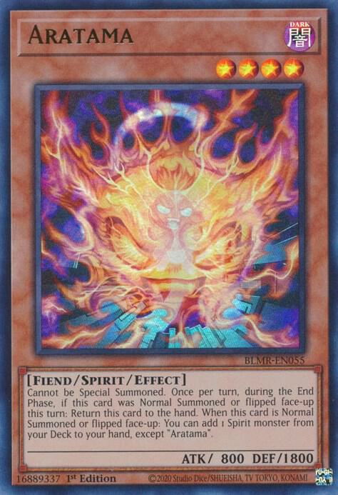 Aratama BLMR-EN055 card from Battles of Legend: Monstrous Revenge