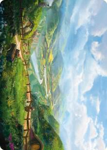 Plains Art Card 30 card from Art Series: Universes Beyond: The Lord of the Rings: Tales of Middle-earth