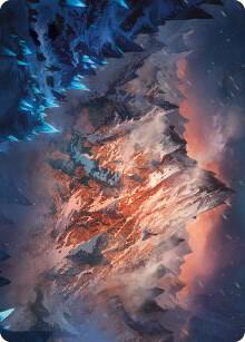 Mountain Art Card 31 card from Art Series: Universes Beyond: The Lord of the Rings: Tales of Middle-earth