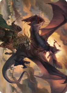 Witch-king, Bringer of Ruin Art Card 34 card from Art Series: Universes Beyond: The Lord of the Rings: Tales of Middle-earth