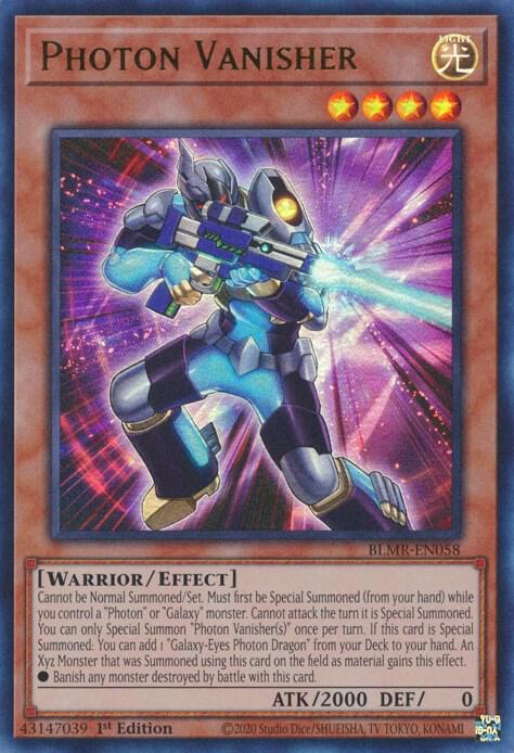 Photon Vanisher BLMR-EN058 card from Battles of Legend: Monstrous Revenge
