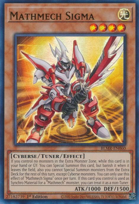 Mathmech Sigma BLMR-EN060 card from Battles of Legend: Monstrous Revenge