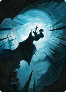 Gollum, Patient Plotter Art Card 41 card from Art Series: Universes Beyond: The Lord of the Rings: Tales of Middle-earth