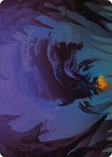 Sauron, the Necromancer Art Card 42 card from Art Series: Universes Beyond: The Lord of the Rings: Tales of Middle-earth