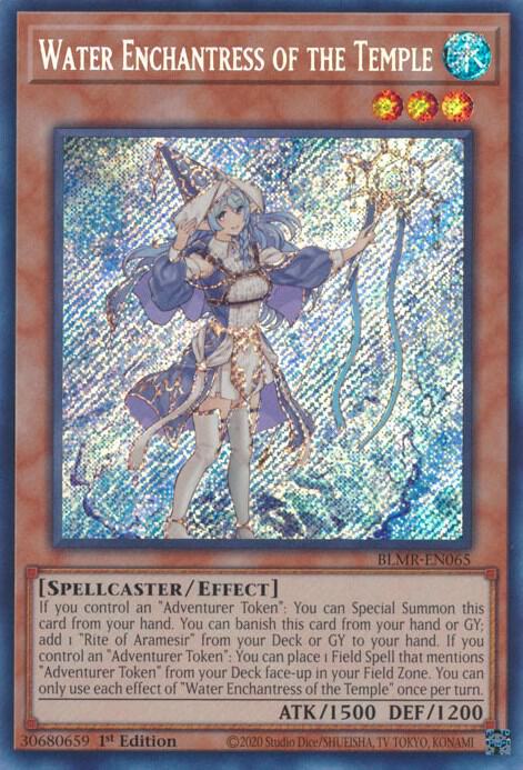 Water Enchantress of the Temple BLMR-EN065 card from Battles of Legend: Monstrous Revenge