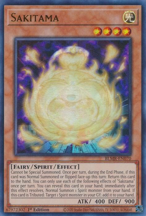 Sakitama BLMR-EN070 card from Battles of Legend: Monstrous Revenge