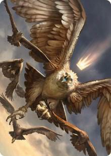 Gwaihir, Greatest of the Eagles Art Card 59 card from Art Series: Universes Beyond: The Lord of the Rings: Tales of Middle-earth