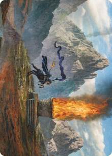 Call for Aid Art Card 60 card from Art Series: Universes Beyond: The Lord of the Rings: Tales of Middle-earth