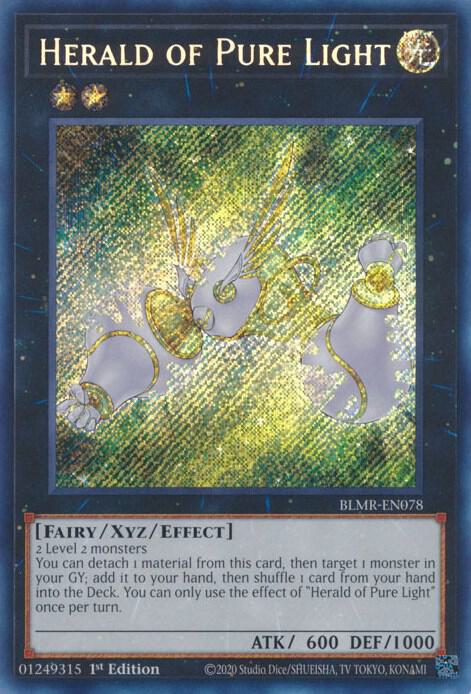 Herald of Pure Light BLMR-EN078 card from Battles of Legend: Monstrous Revenge