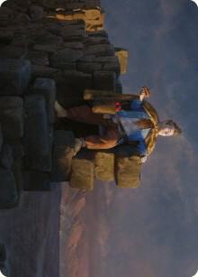 Pippin, Warden of Isengard Art Card 66 card from Art Series: Universes Beyond: The Lord of the Rings: Tales of Middle-earth