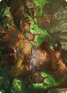 Asceticism Art Card 72 card from Art Series: Universes Beyond: The Lord of the Rings: Tales of Middle-earth