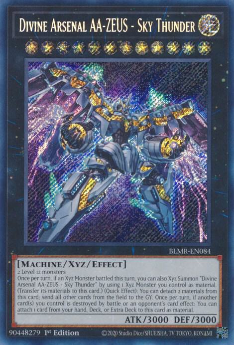 Divine Arsenal AA-ZEUS - Sky Thunder BLMR-EN084 card from Battles of Legend: Monstrous Revenge