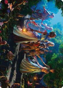 Realm Seekers Art Card 74 card from Art Series: Universes Beyond: The Lord of the Rings: Tales of Middle-earth