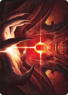 Sol Ring Art Card 76 card from Art Series: Universes Beyond: The Lord of the Rings: Tales of Middle-earth