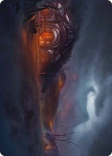 Field of Ruin Art Card 77 card from Art Series: Universes Beyond: The Lord of the Rings: Tales of Middle-earth
