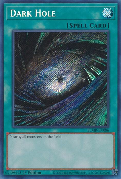 Dark Hole BLMR-EN086 card from Battles of Legend: Monstrous Revenge