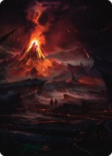 Valley of Gorgoroth Art Card 80 card from Art Series: Universes Beyond: The Lord of the Rings: Tales of Middle-earth