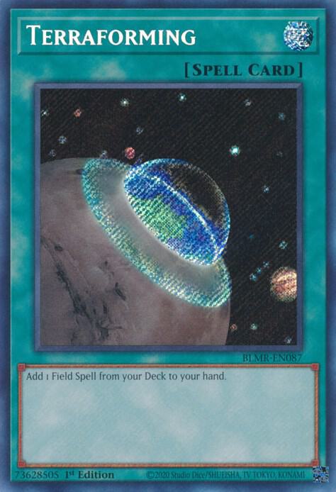 Terraforming BLMR-EN087 card from Battles of Legend: Monstrous Revenge