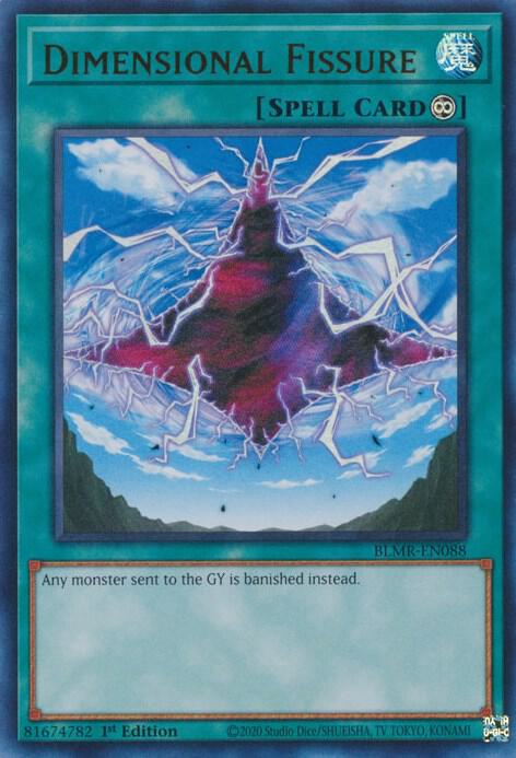 Dimensional Fissure BLMR-EN088 card from Battles of Legend: Monstrous Revenge