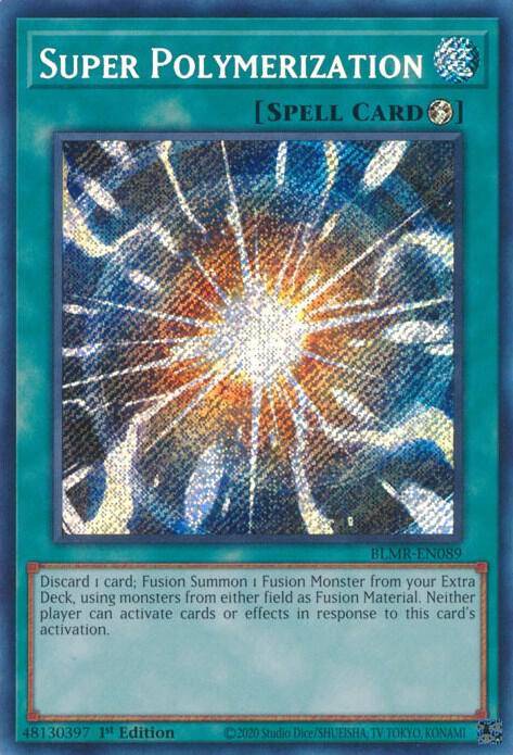 Super Polymerization BLMR-EN089 card from Battles of Legend: Monstrous Revenge