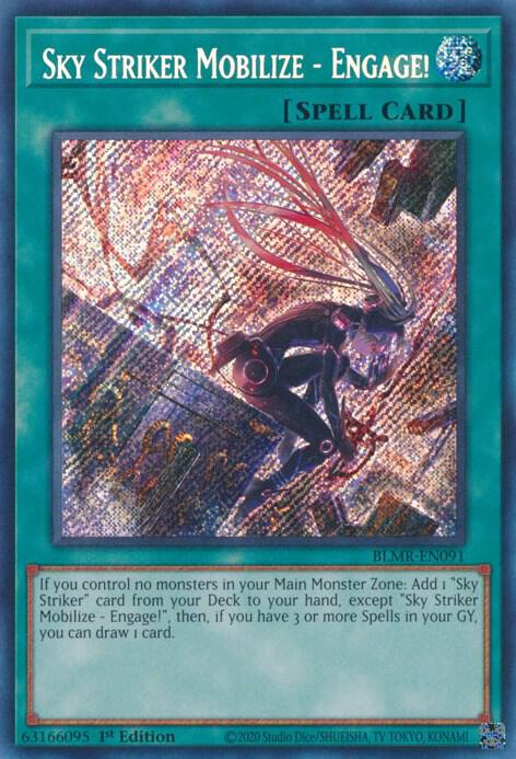 Sky Striker Mobilize - Engage! BLMR-EN091 card from Battles of Legend: Monstrous Revenge
