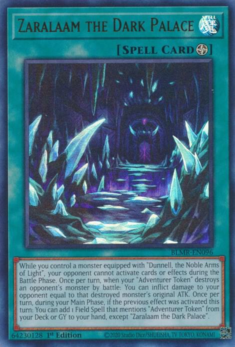 Zaralaam the Dark Palace BLMR-EN096 card from Battles of Legend: Monstrous Revenge