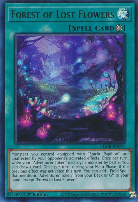 Forest of Lost Flowers BLMR-EN097 card from Battles of Legend: Monstrous Revenge