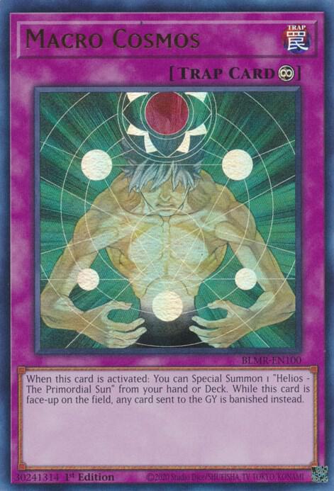 Macro Cosmos BLMR-EN100 card from Battles of Legend: Monstrous Revenge