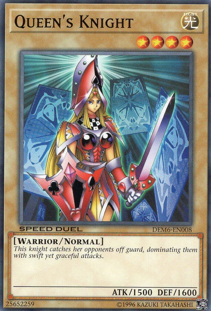 Queen's Knight DEM6-EN008 card from Speed Duel Demo Deck 2020