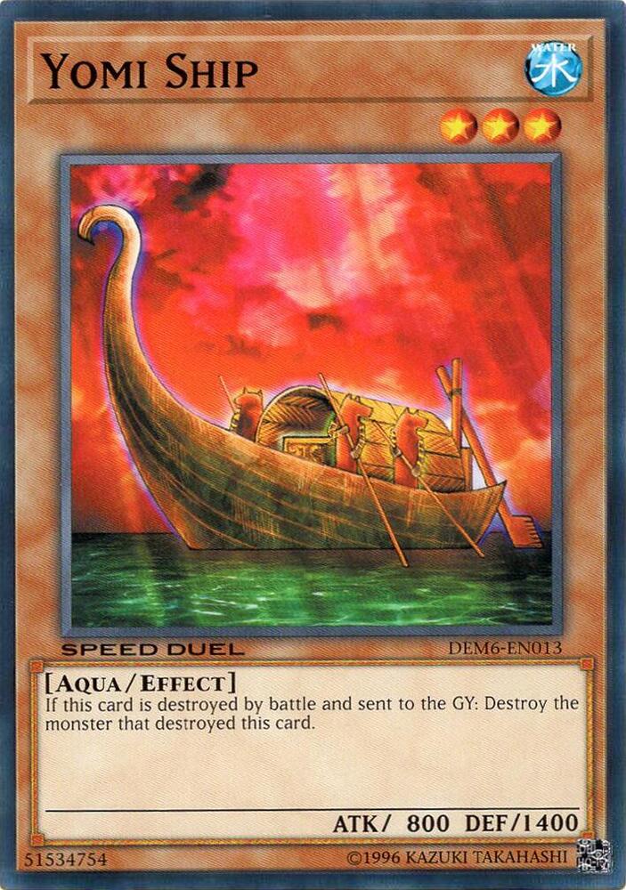 Yomi Ship DEM6-EN013 card from Speed Duel Demo Deck 2020