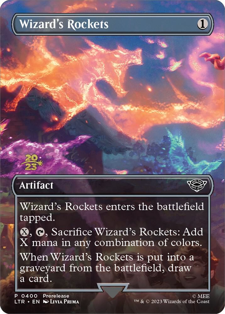 Wizard's Rockets 400 card from Prerelease Cards