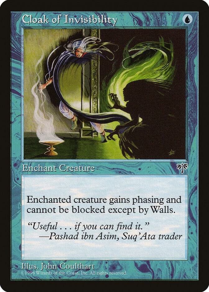 Cloak of Invisibility card from Mirage