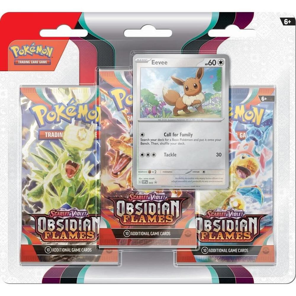 Obsidian Flames 3 Pack Blister [Eevee] card from SV03: Obsidian Flames
