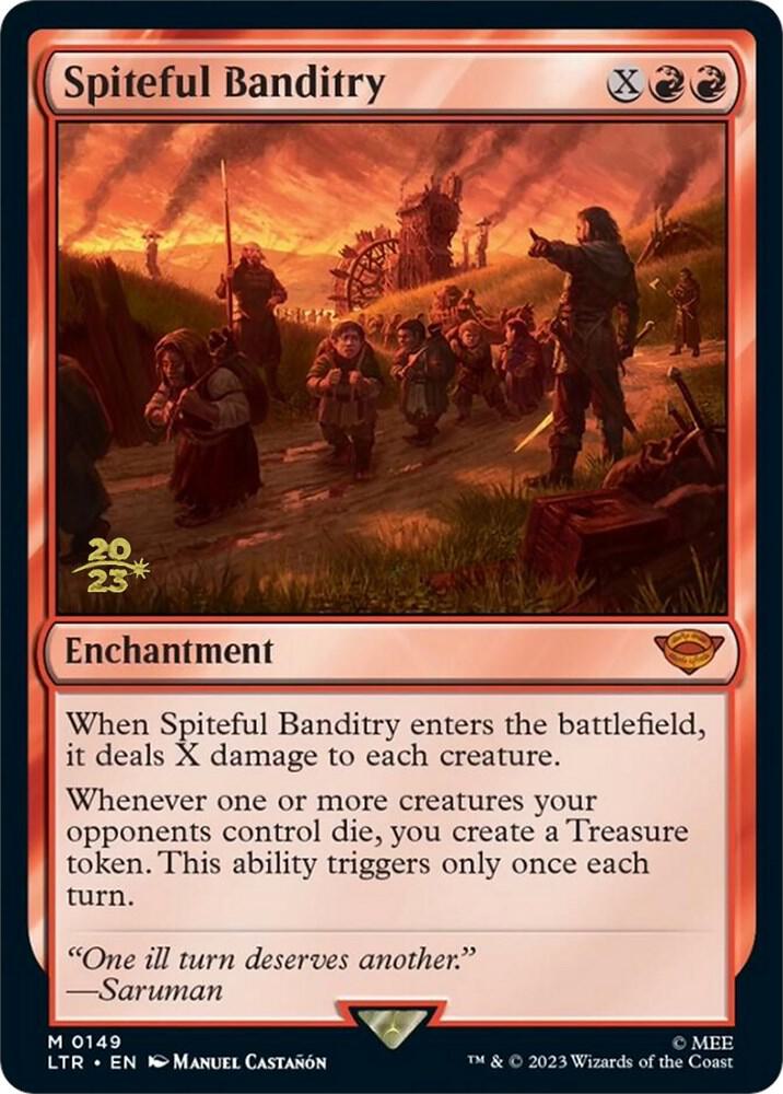 Spiteful Banditry 149 card from Prerelease Cards